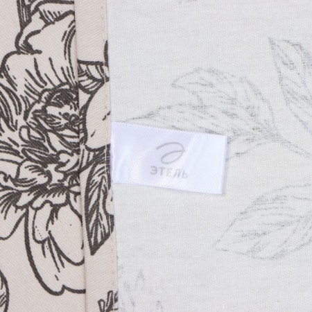Apron Ethel "Black Flowers" 60x70cm, 100% HL, sarzha 190 g/m2-10