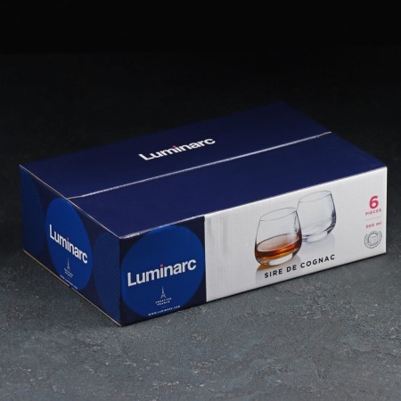 Set of low glass glasses "Sir de Cognac", 300 ml, 6 pcs-3