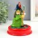 Plastic pendulum from the solar battery "Guan Yu with the dragon at the armor" 11.5x11.5x15 cm