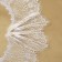 Lace cilia, 110 mm × 9 ± 0.5 m, in Bobin 3 pcs 3 m, ivory color