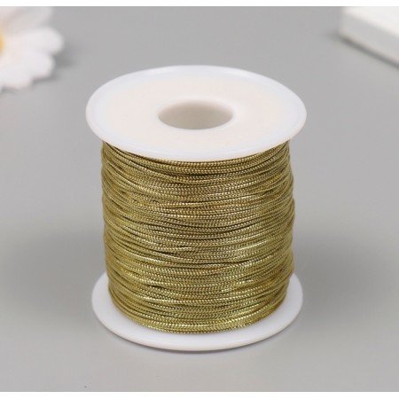 Lurex cord 2 mm, 50 m, gold-3