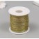 Lurex cord 2 mm, 50 m, gold