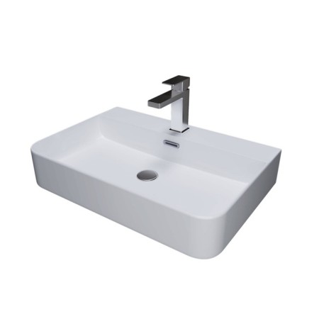 Grossman GR-3036 sink, rectangular, 600 x 420 mm, white