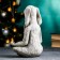 Piggy bank "Hare yog" 25x19x10cm, gray stone