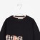Kit for children (sweatshirt, trousers), black/beige color, height 146 cm