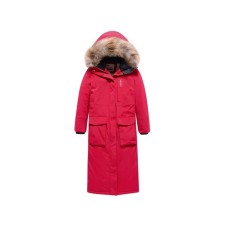 Winter park for a girl, height 146 cm, red color
