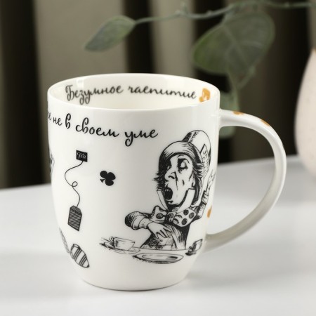 Mug "Crazy tea party", 420 ml, mix-7