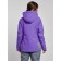 Ski jacket female winter, size 44, purple color