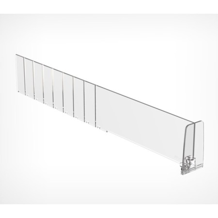 Plastic breakdown separator 60 mm high with a front limiter 60 mm, l = 285-485 mm-1