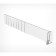 Plastic breakdown separator 60 mm high with a front limiter 60 mm, l = 285-485 mm