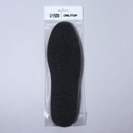 Insoles (wool, felt) University 35-45p-r 29cm (pair) Gray package from-4