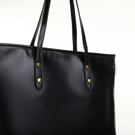 Women's bag with lightning, black color-3
