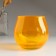 Fliker candlestick 10.5x11.5 cm, 760 ml orange