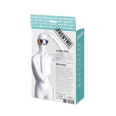 Mask Anonymo, PVC, Print, 27.5 cm-7