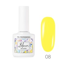 Гель-лак TNL Professional Bloom, №8 жёлтая примула, 10 мл