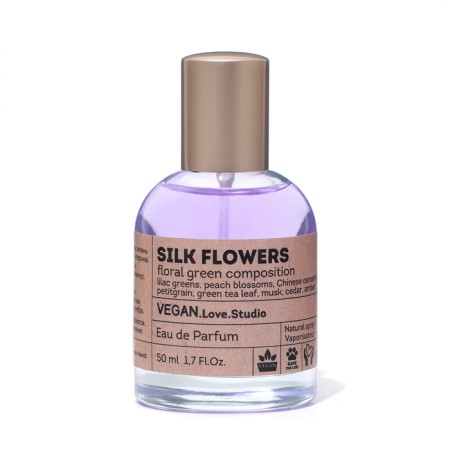 Women's perfumery water Vegan Love Studio Silk Flowers, 50 ml (based on Eclat A`arpege (Lanvin)-1