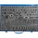 Set of taps and dies bison 28110-ha110, steel P6M5, 110 items