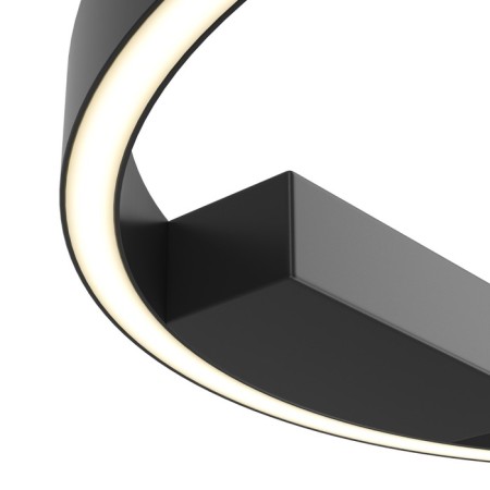 Ceiling Lamp Maytoni Mod058CL-L25BK, LED, 24W, 40x40x3.5 cm, 650lm, black color black-1