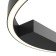 Ceiling Lamp Maytoni Mod058CL-L25BK, LED, 24W, 40x40x3.5 cm, 650lm, black color black