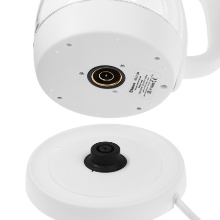 Electric kettle Sakura SA-2715W, glass, 1.7 l, 2200 watts, white-6