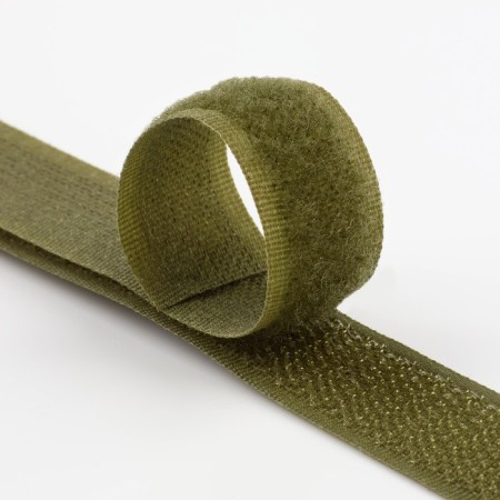 Velcro, 20 mm × 25 ± 1 m, khaki color-2