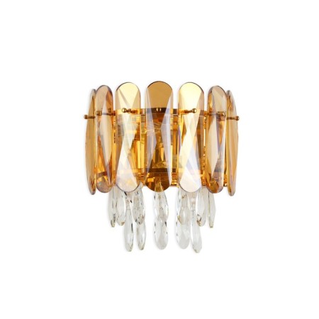 Wall lamp with a crystal Ambrella Light, Traditional, TR5078, E14, Color Gold-3