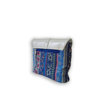 Bag Messenger Carino, valve department, blue color 18x24x7cm-1