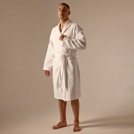 Waffle waffle dress Sl Home: Waffle "Blanc de Blanc", size M, 100% cotton, 320 g/m2-2