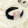 Hair cap "Mariel" velvet, 2.5 cm, blue