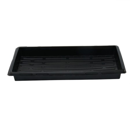 Mattle for seedlings, 55 × 30 × 5.6 cm, plastic, black, Greengo-2