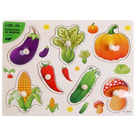 Frame-Lnaty "Choose a picture. Vegetables-Griba"-5