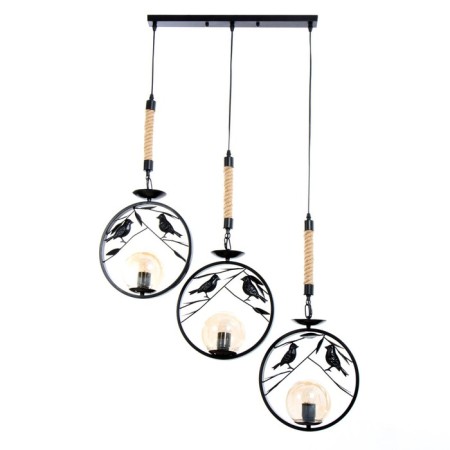 Lamp Bayerlux "Birds" 3he27 40W Black 73x14x55cm