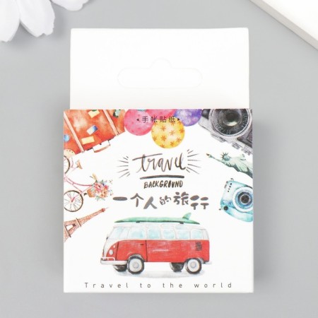 Stickers for creativity "Set of traveler" set 46 pcs 4.4x4.4x1.1 cm-3