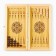 Wooden backgammon with checkers, board game "Leo", 40 x 40 cm