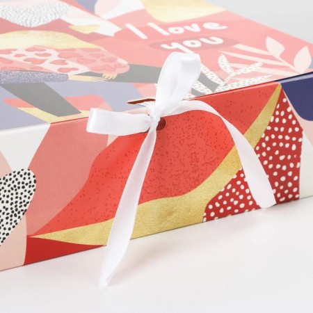 Gift folding box, packaging, "I love you", 31 x 24.5 x 8 cm-1