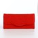 Women's wallet on magnet, red color