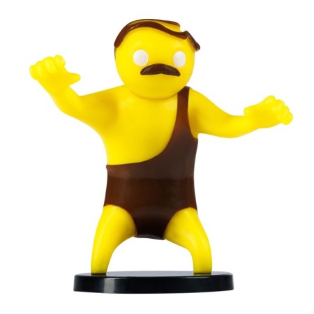 Set of Gang Beasts figures, with a blue hero-rack, 5 pcs-5