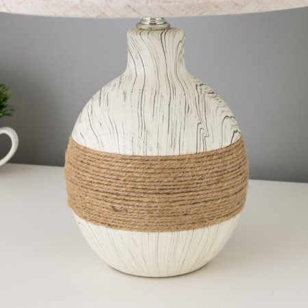 Table lamp with a lampshade "Shipbag -gray" E14 23x23x34 cm-3