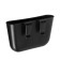 Carman-organizer for small things, intra-axalon, fastening on the door, black