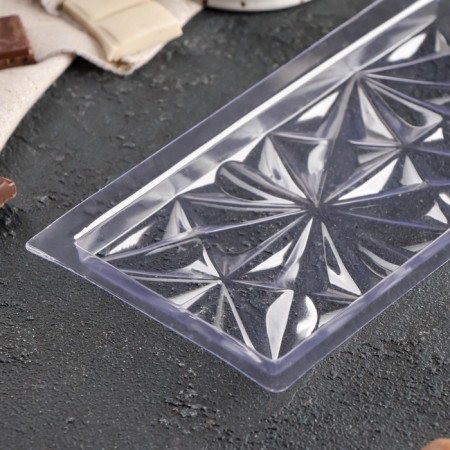Chocolate form 18x8 cm "Flowers" in Indiva. packaging-2