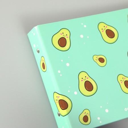 Photo album 25 sheets (corners+rings) "avocado" 27x19 cm-6
