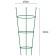 Support for plants, 3 rings, h = 45 cm, d = 18-16-14 cm, metal