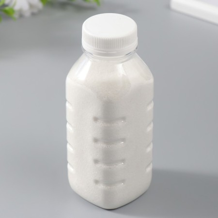 Color sand in the bottles "White" 500 grams