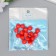 Beads for creativity plastic "Scarlet beads" set of 16 grams 1.6x1.6 cm