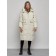 Coat insulated winter female, size 46, beige color