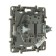 Switch Legrand Etika 672302, 10 A, 2 keys, hidden, ivory