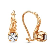 Rosa Earrings, pink gilding color mix