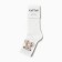 Women's socks kaftan "bear" size 36-39 (23-25 ​​cm), milk