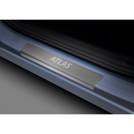 Geely Atlas II thresholds generation 2023-n., Stainless. steel, with the inscription, 4 pcs-1