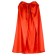 Carnival cloak, satin, terracotta color, length 100 cm